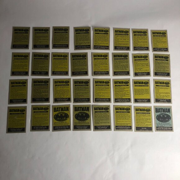 Lot of 62 1989 Topps Batman The Movie Trading & Sticker Cards - Picture 3 of 12